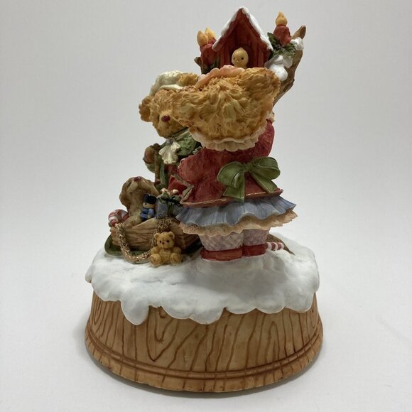 Teddy & Me Collection Christmas Music Box  Vintage 1995 - Picture 13 of 16